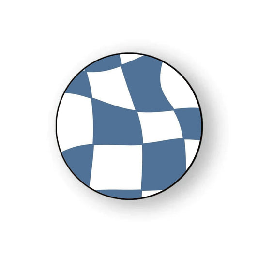 Blue Checkered Holder