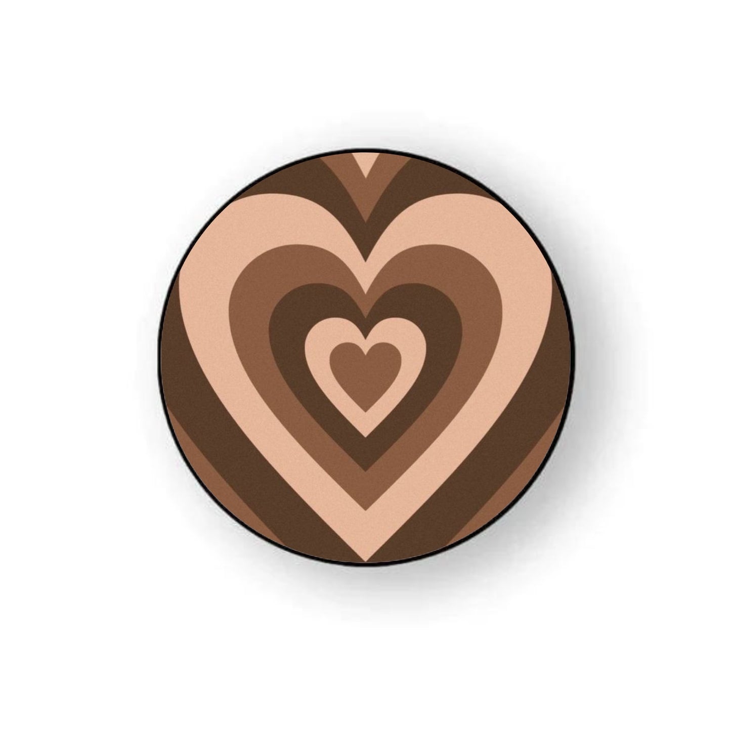 Brown Heart Holder