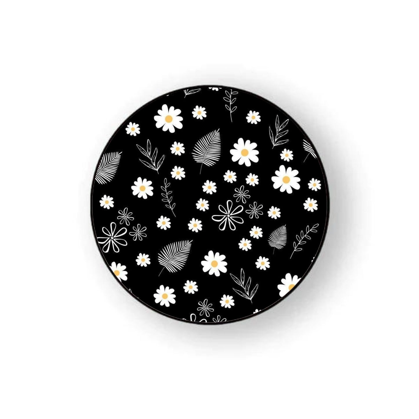 Black Floral Holder
