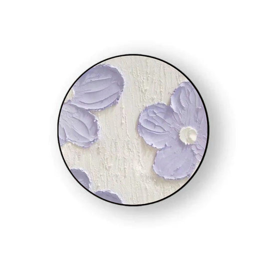 Lilac Cream Flower Holder