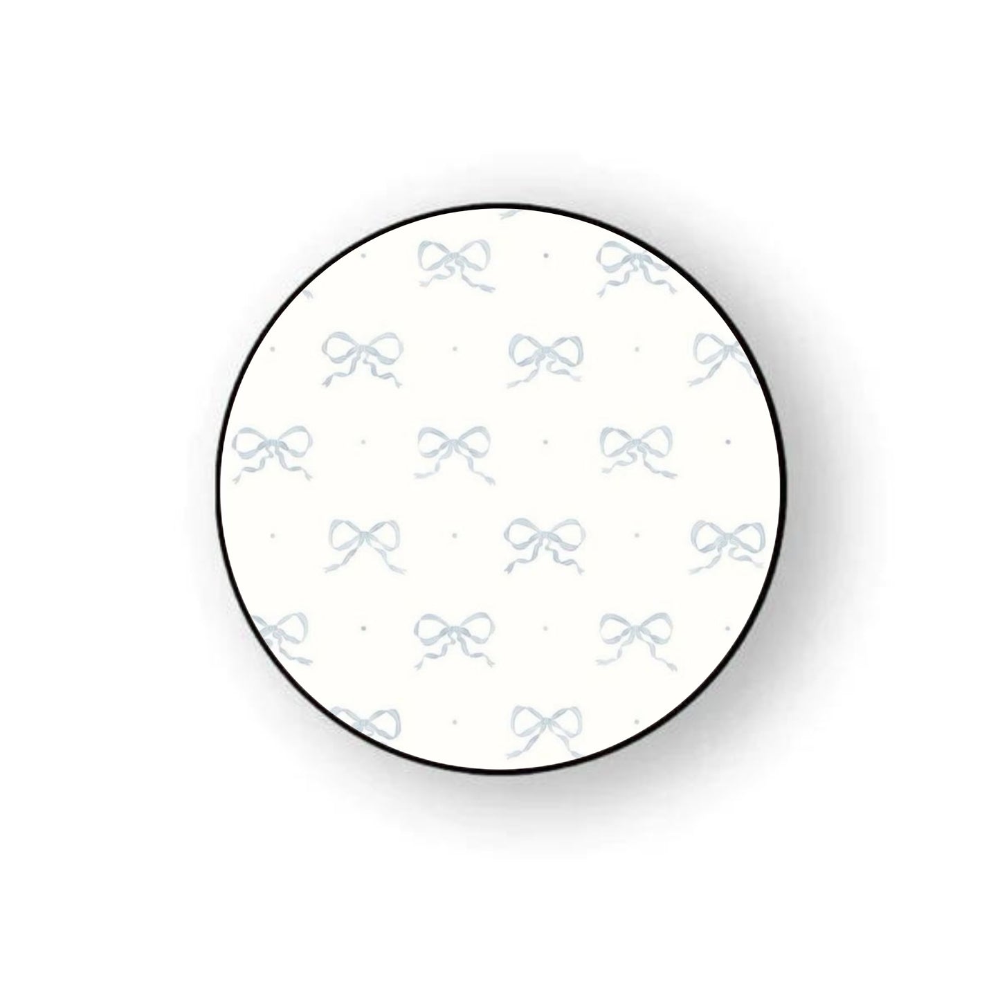 White Coquette Bow Holder