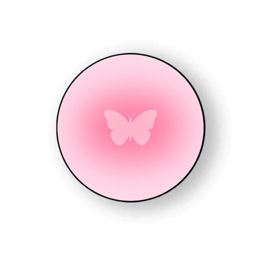 Pink Aura Butterfly Holder