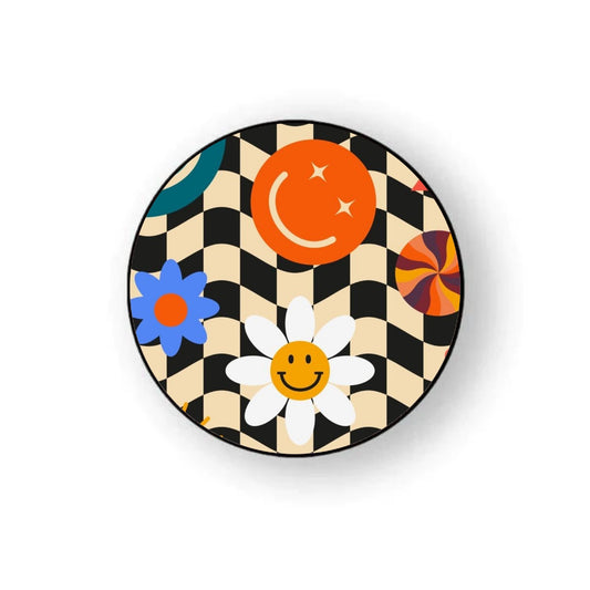 Retro Checkered Holder