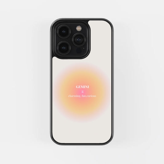 Gemini Aura Glass Phone Case