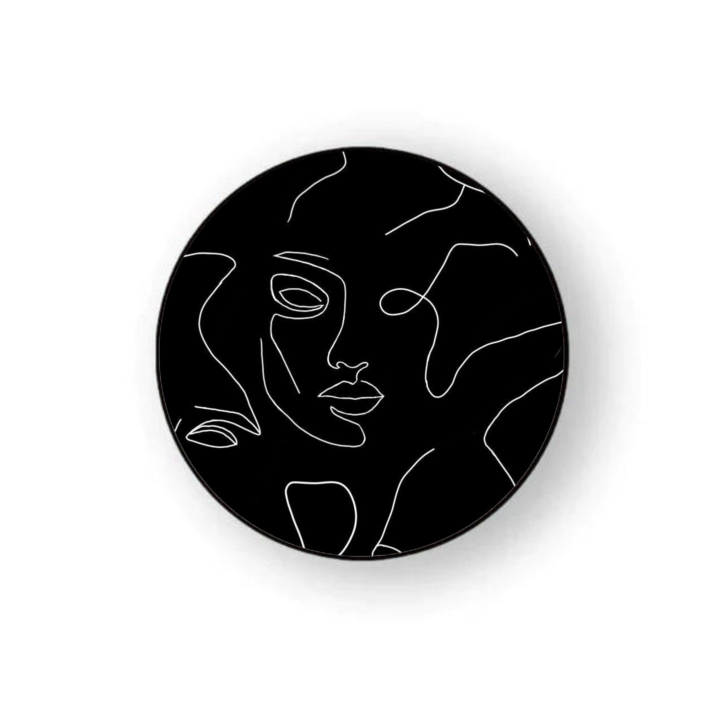 Art Outline Faces Holder