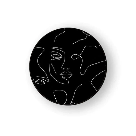 Art Outline Faces Holder