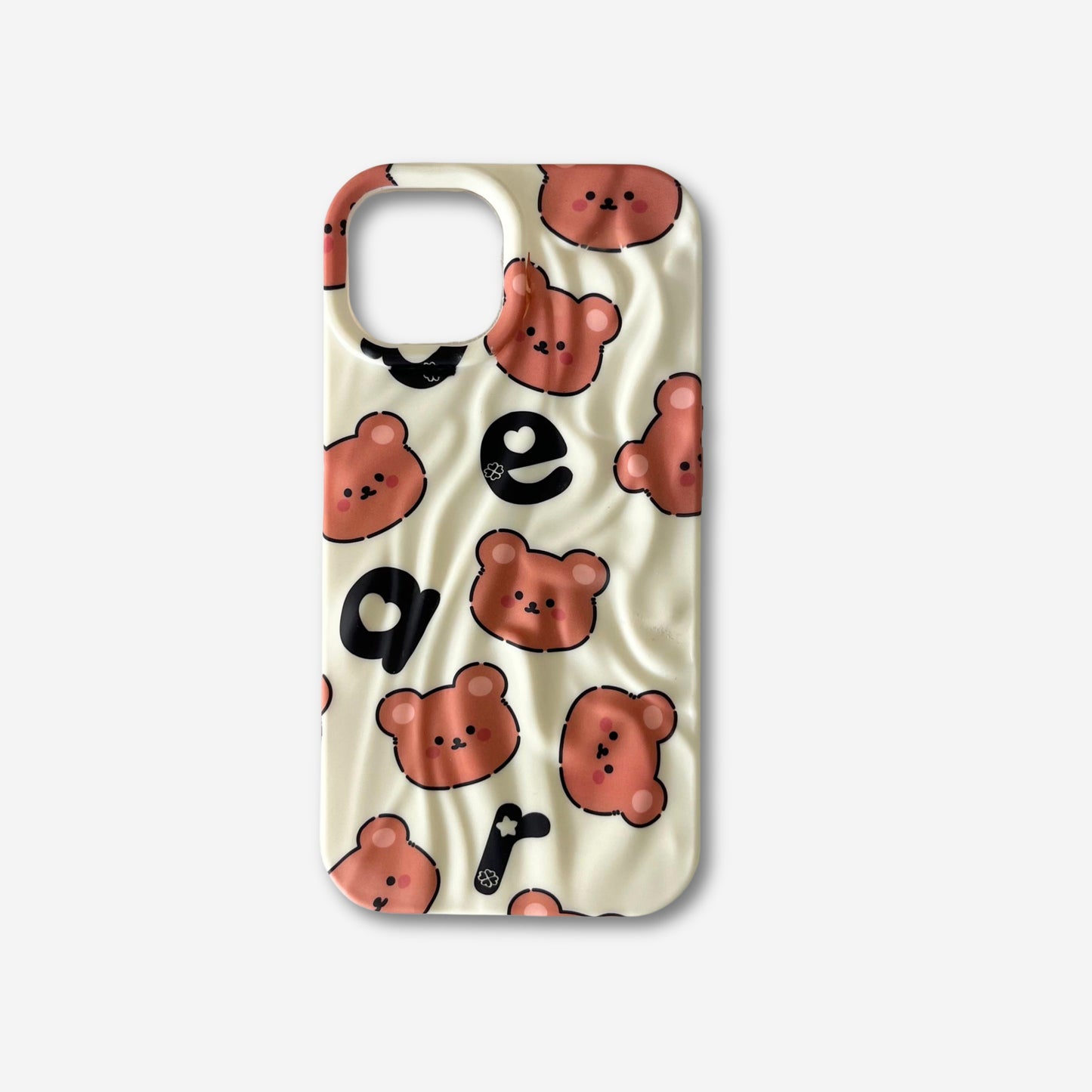 Cute Bear Wavy Case