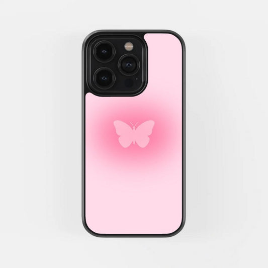 Pink Aura Butterfly Case
