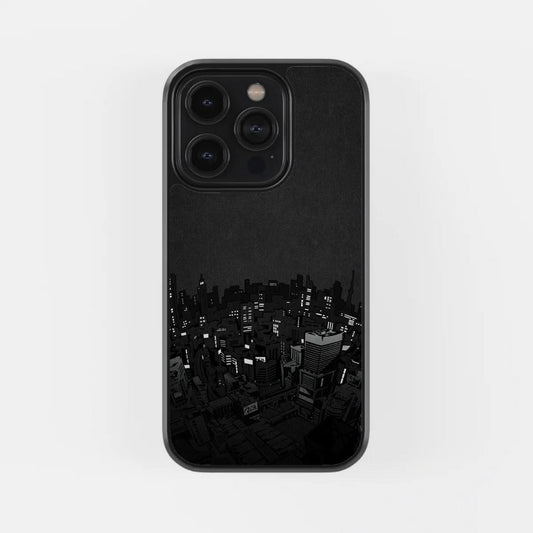 Midnight Cityscape Glass Phone Case