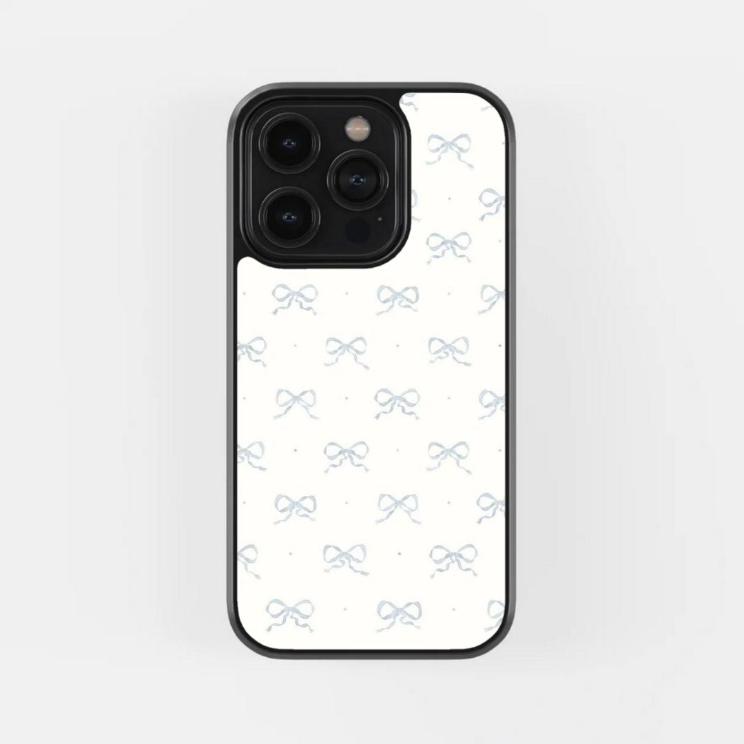 White Coquette Bow Case
