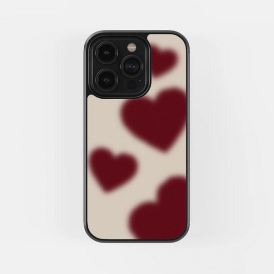 Cherry Red Hearts Case