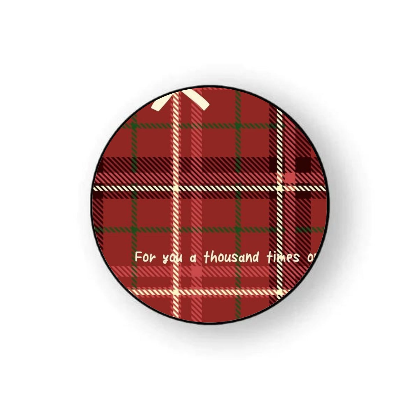 Ribbon Plaid Holder
