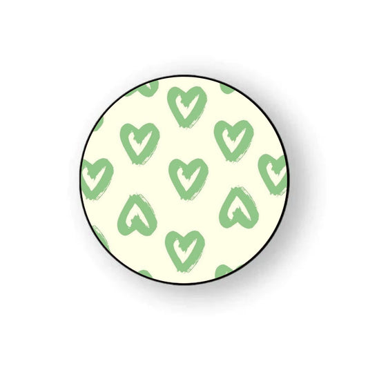 Green Mini Hearts Holder