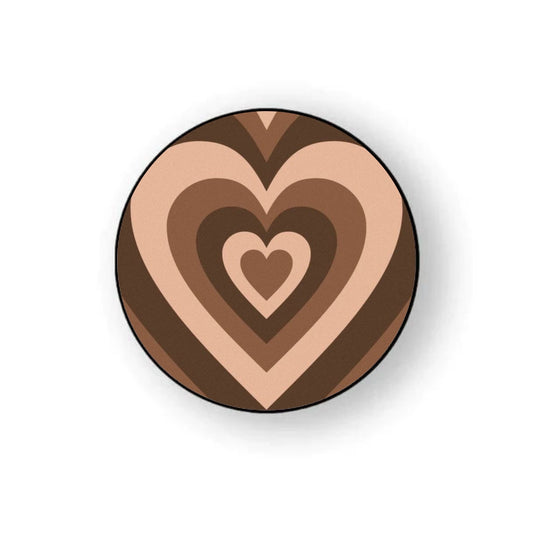 Brown Heart Holder
