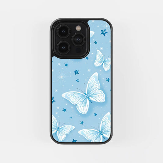 Blue Butterfly & Sparkle Phone Case