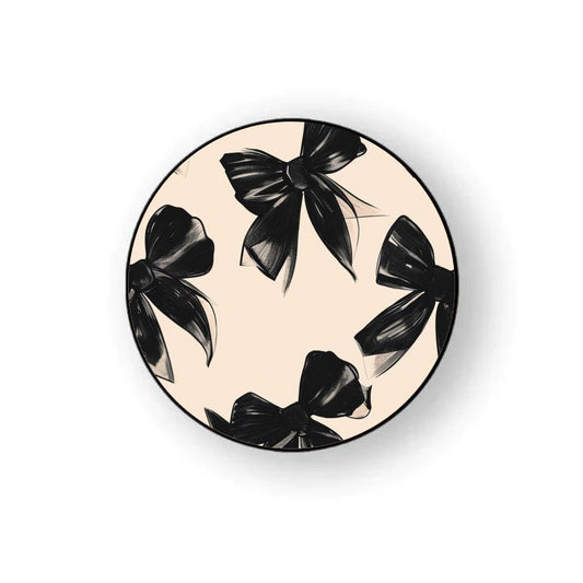 Black Bow Holder