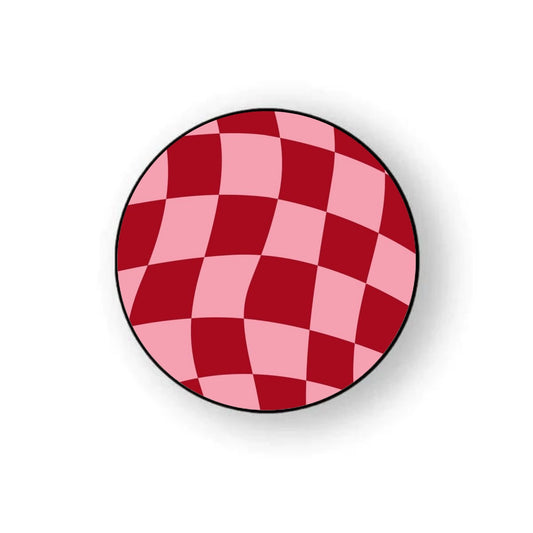 Red Checkered Holder