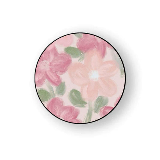 Pink Floral Holder