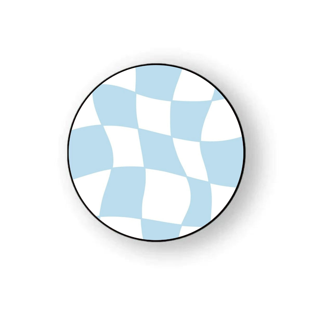 Blue Checkered Phone Holder