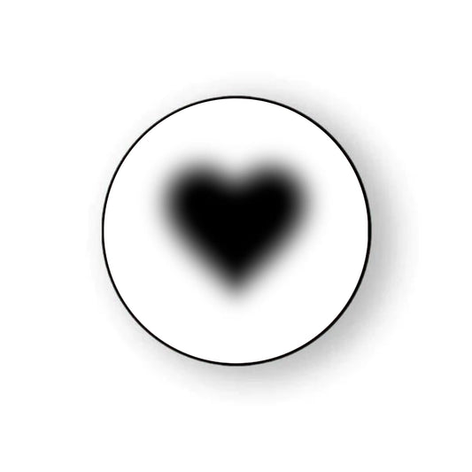 Black Aura Heart Holder