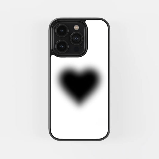 Black Aura Heart Phone Case