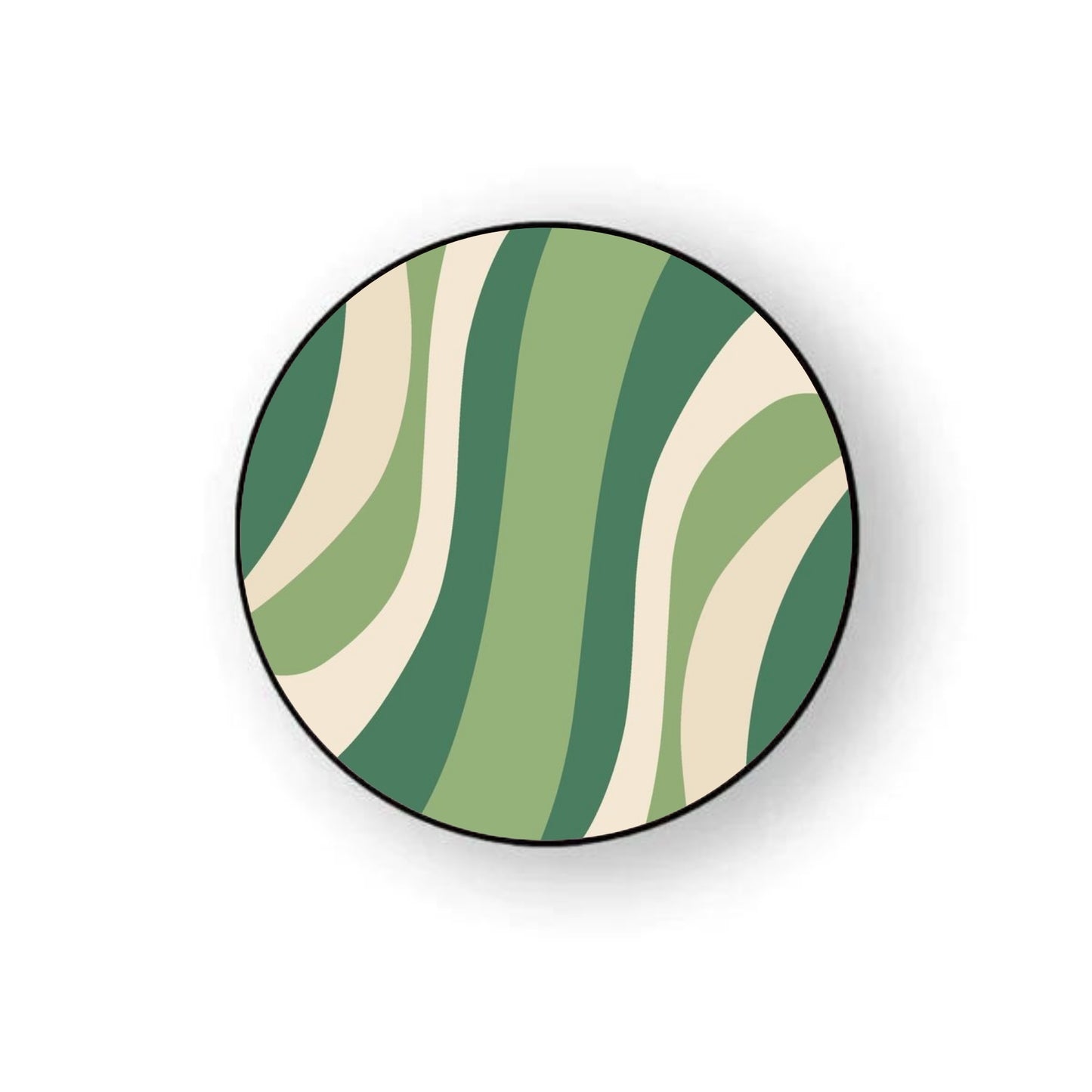 Green Swirl Holder