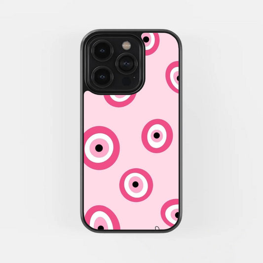 Pink Evil Eye Case