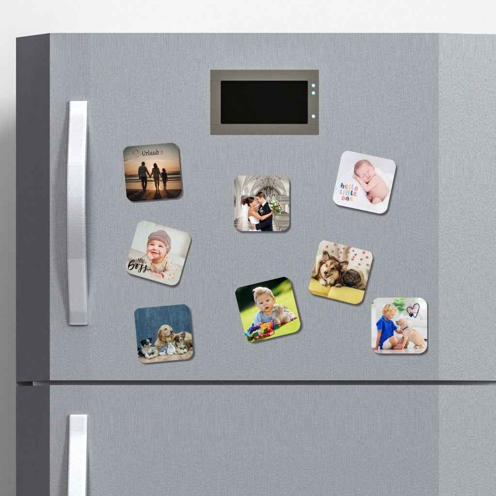 Custom Glossy Photo Fridge Magnet | Personalized Magnetic Photo Gift