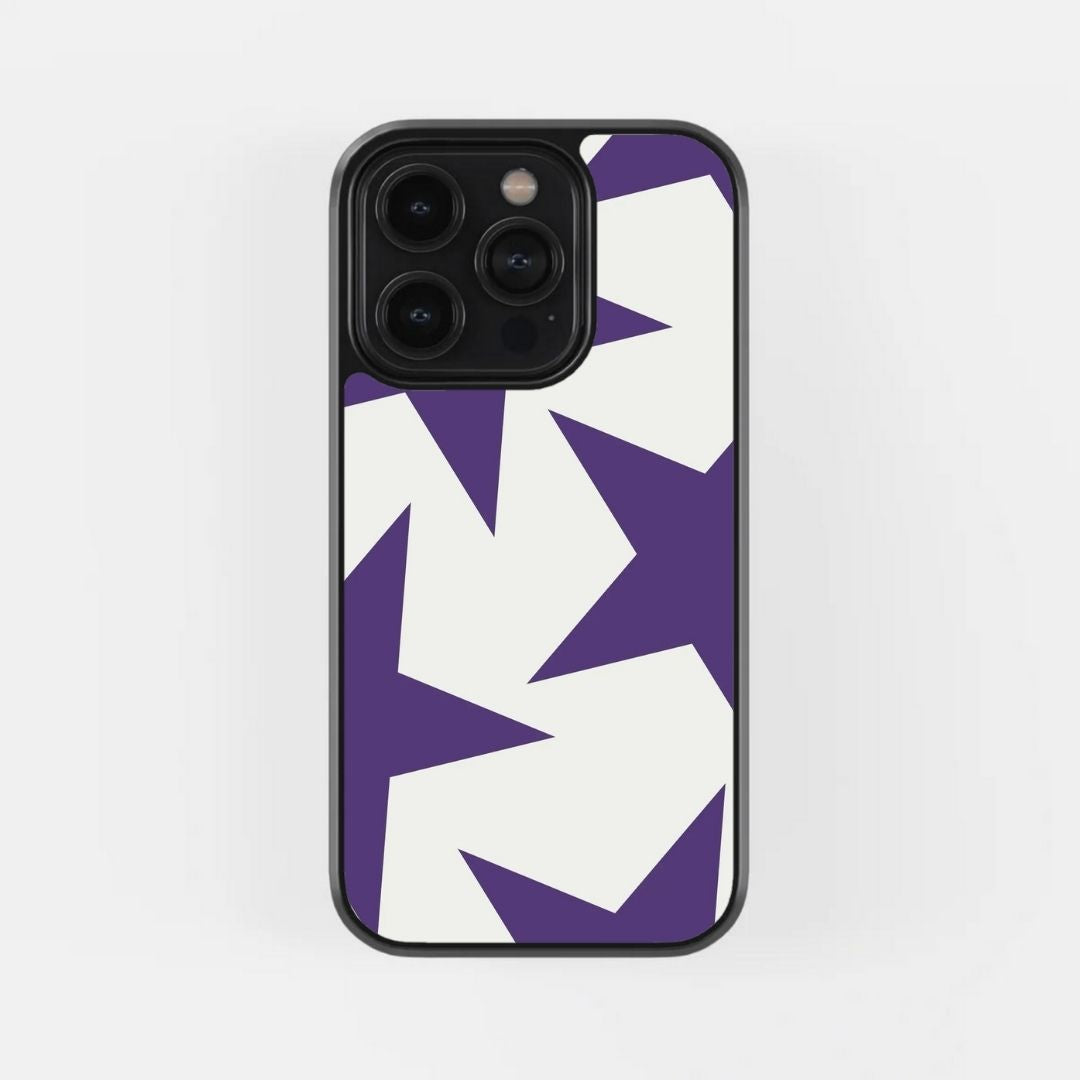 Purple Y2K Stars Case