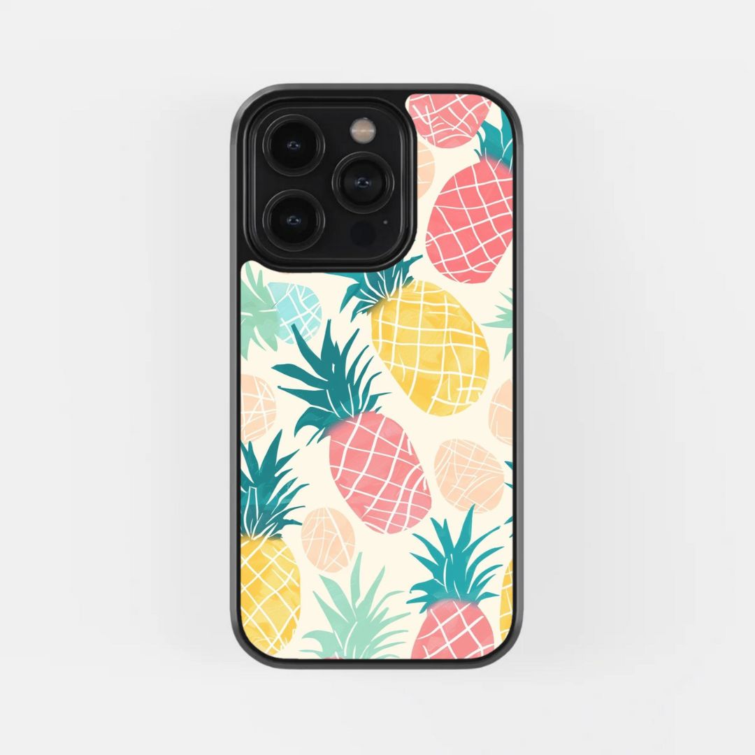 Retro Pineapple Pattern Case