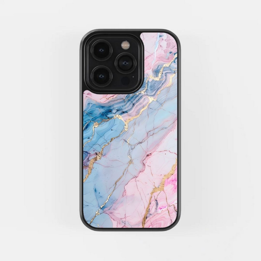 Pink Golden Marble Case