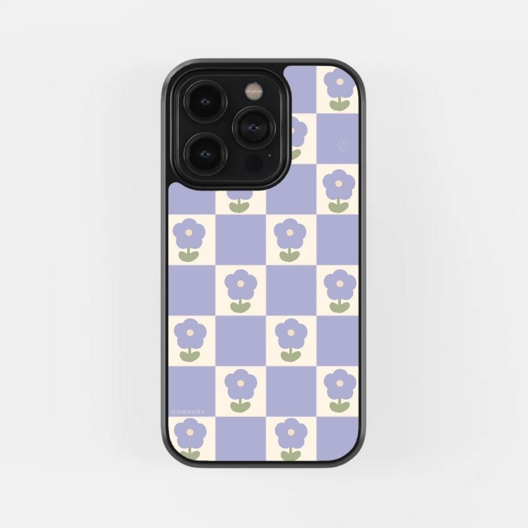 Lilac Retro Flower Case